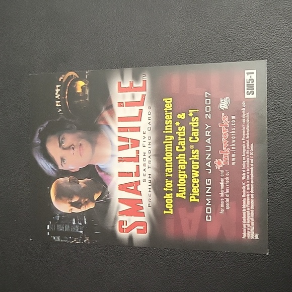 Smallville premium trading card season five 5 superman DC Comic Universe Clark - Picture 2 of 2